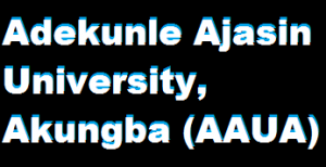 Adekunle Ajasin University (AAUA) admission list status portal