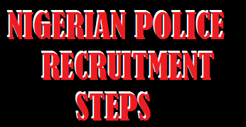 Nigerian Police Recruitment application portal website