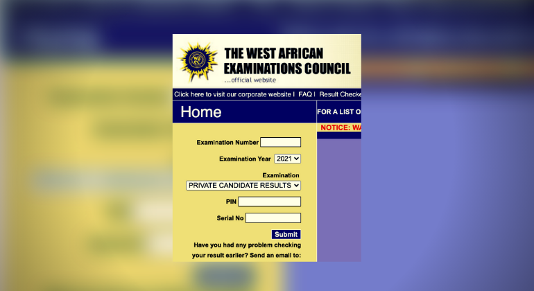 how to check waec 2021 result