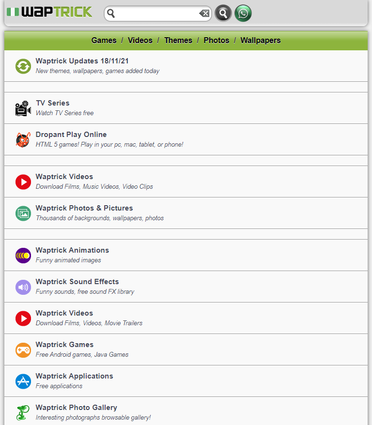 How To Download Free Games Songs Videos Apps On Waptrick.com