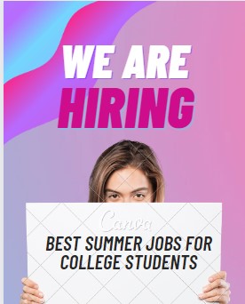 BEST SUMMER JOBS FOR COLLEGE STUDENTS